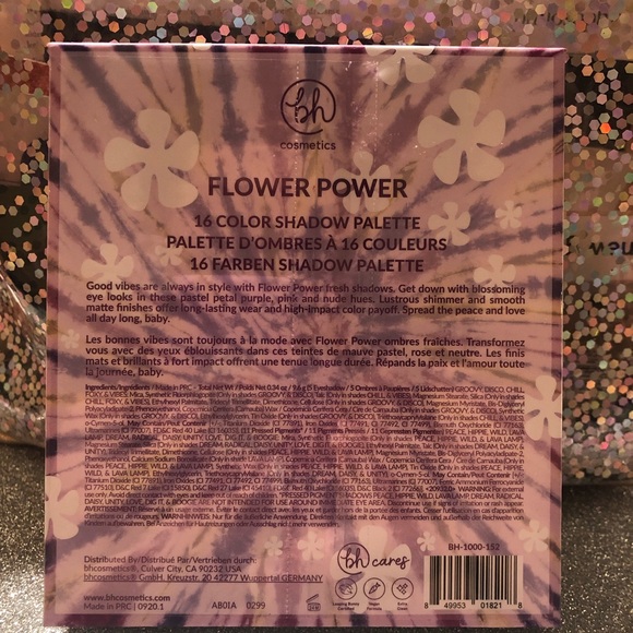 BNIB! BH Cosmetics Flower Power 16 Color Shadow Palette 🎨 - Picture 3 of 4